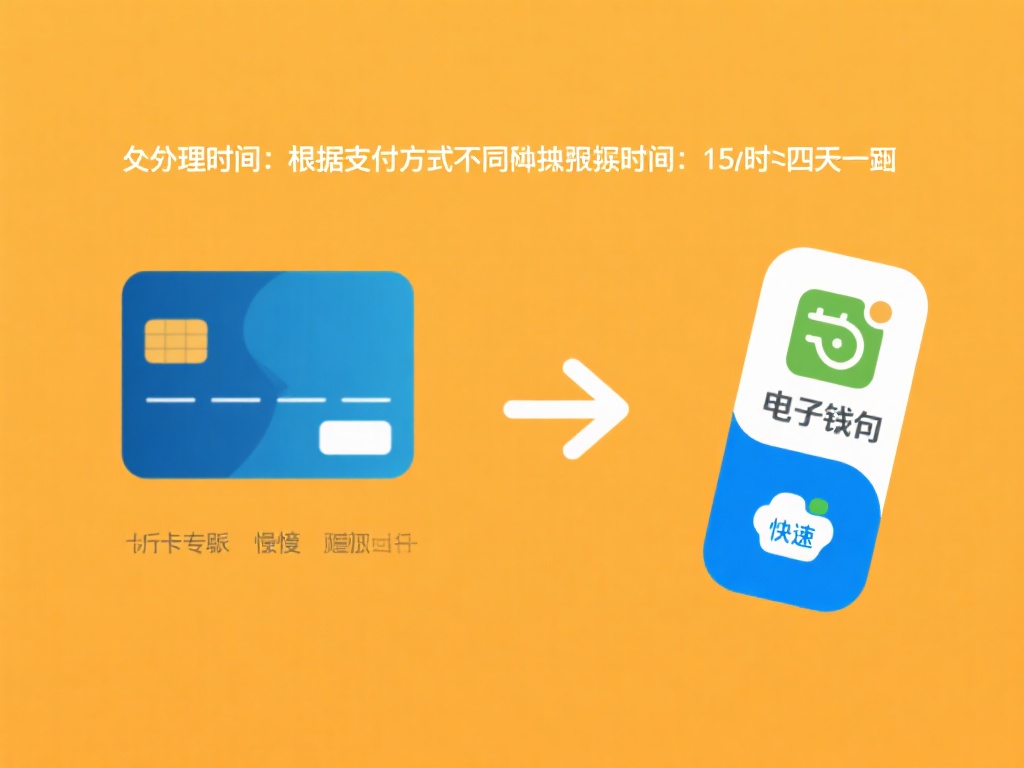 处理时间：根据支付方式的不同，体现到账时间可能在几