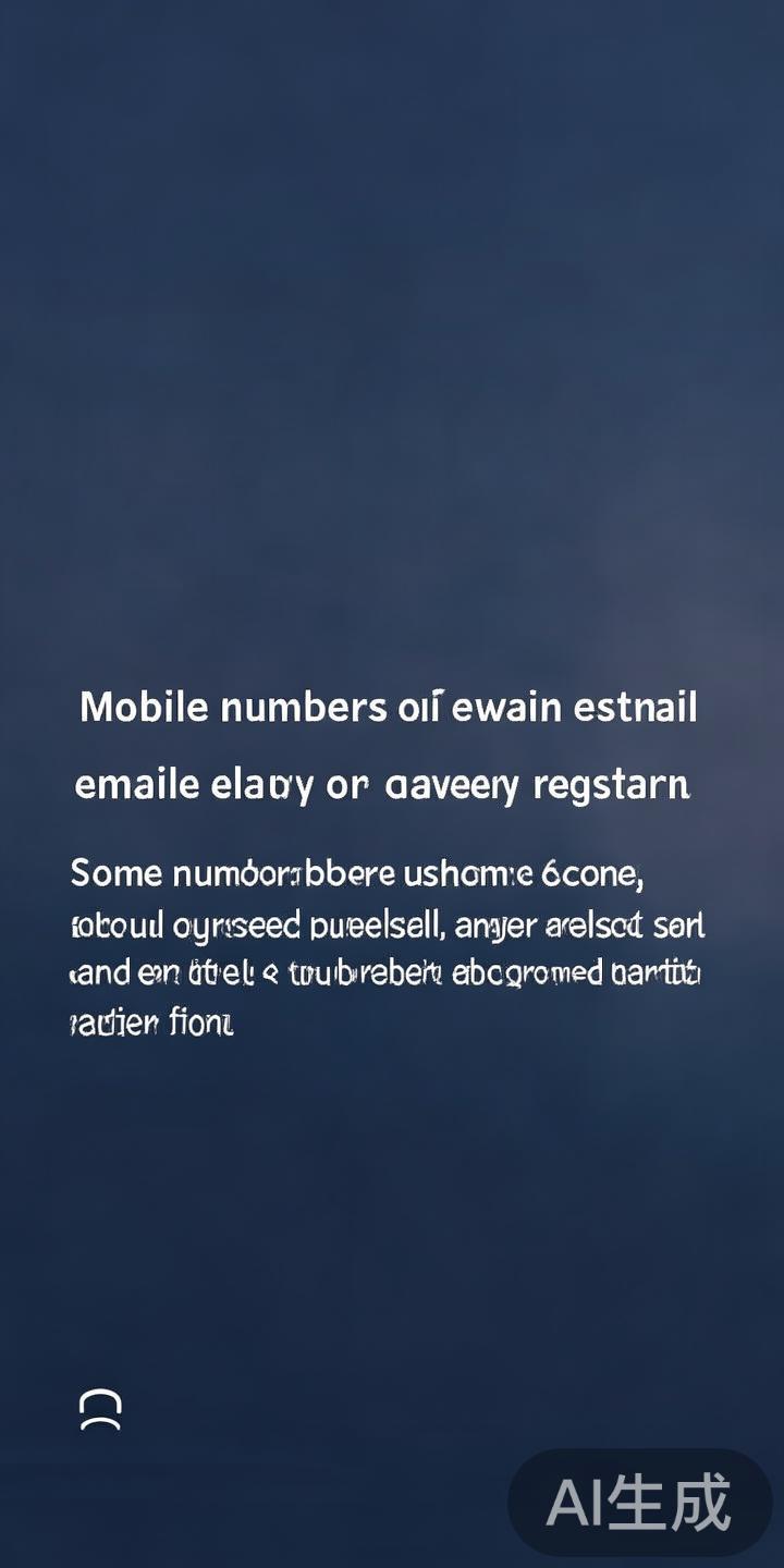 亚博体育无法注册的原因分析与实用解决方案详解 手机号码或邮箱已被注册
部分用户在注册时使用了已